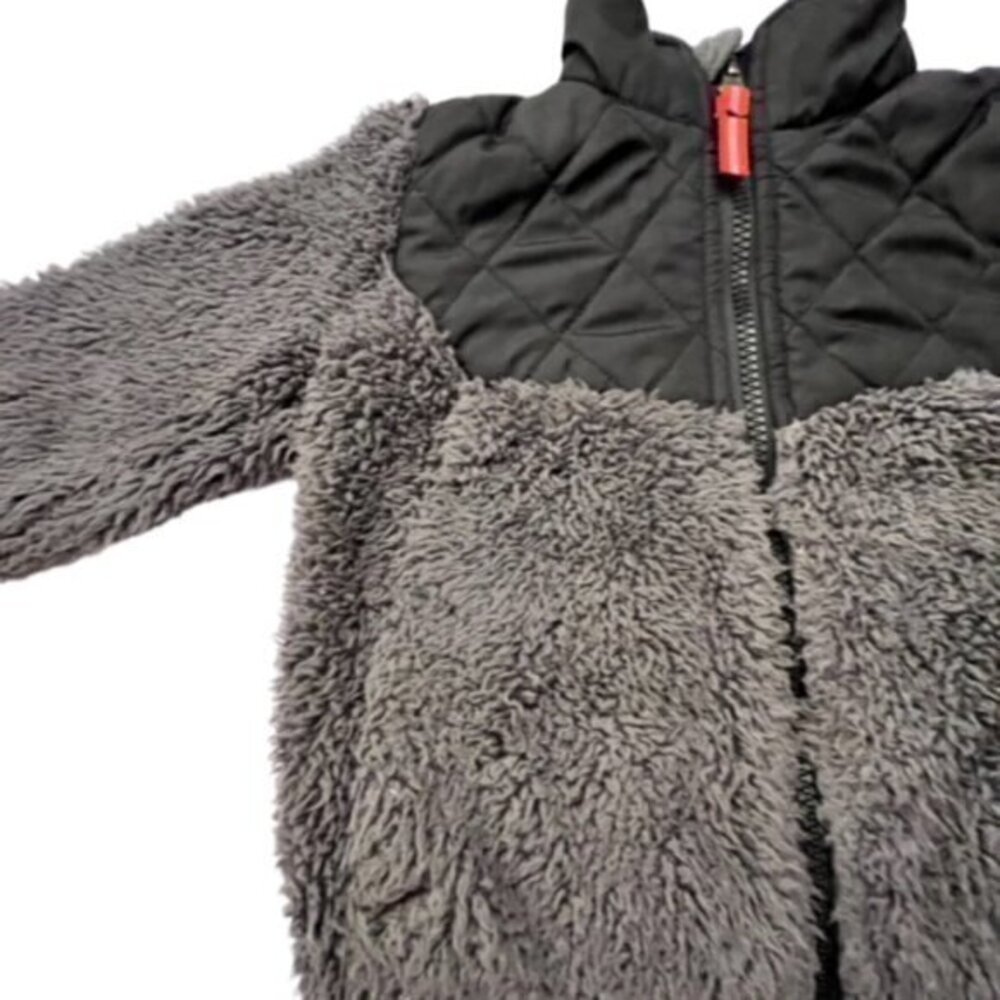 SALE!! 2 for $15 Colombia Fleece Jacket Full Zip 12 months Black‎ Gray OUTDOOR